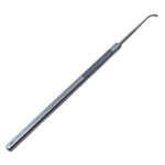 Stevens Tenotomy Hook, 6mm Curved Hook, Serrated Flat Handle, Polished Finish, Overall Length 4-3/4" (120mm) K3-6600,E0600,08-04401,K3-6600,08-04401,E0600