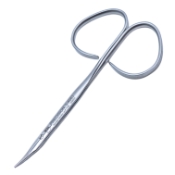 Stevens Tenotomy Scissors, Curved, Heavy Model, Blunt Tips, 19mm Mid-Screw To Tip, Ribbon Style Ring Handle, Overall Length 3-3/4" (98mm) 1009287,May-63,E3552 I