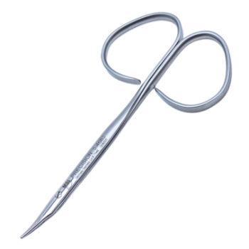 Stevens Tenotomy Scissors, Curved, Heavy Model, Blunt Tips, 19mm Mid-Screw To Tip, Ribbon Style Ring Handle, Overall Length 3-3/4" (98mm) 1009287,May-63,E3552 I