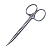 Stevens Tenotomy Scissors, Curved, Ring Handle, Polished Finish, Standard Model, Blunt Tips, 30mm Mid-Screw To Tip, Overall Length 4-1/2" (115mm) 