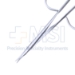 Stevens Tenotomy Scissors, Straight, Heavy Model, Blunt Tips, 19mm Mid-Screw To Tip, Ribbon Style Ring Handle, Overall Length 3-3/4" (98mm) - 5-4661