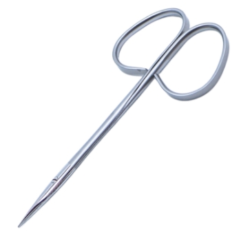 Stevens Tenotomy Scissors, Straight, Heavy Model, Blunt Tips, 19mm Mid-Screw To Tip, Ribbon Style Ring Handle, Overall Length 3-3/4" (98mm) 1008557,May-61,E3550 I