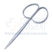 Stevens Tenotomy Scissors, Straight, Light Model, Blunt Tips, 19mm Mid-Screw To Tip, Ribbon Style Ring Handle, Overall Length 3-3/4" (98mm) - 5-4665
