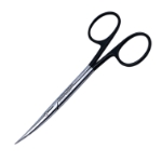 Stevens Scissors, Super Cut, Curved, Ergonomic Handle, Overall Length 5" (125mm) 