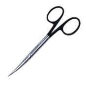 Stevens Scissors, Super Cut, Curved, Ergonomic Handle, Overall Length 5" (125mm) 