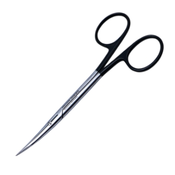 Stevens Scissors, Super Cut, Curved, Ergonomic Handle, Overall Length 5" (125mm) 
