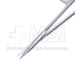 Stevens Tenotomy Scissors, Straight, Sharp, Longer Rounded Blades, Shanks Rounded, Two Tone Finish Overall Length 4-1/4" (110mm) - 19-13167