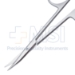 Stevens Tenotomy Scissors, Curved, Standard Model, Blunt Tips, 19mm Mid-Screw To Tip, Ring Handle, Overall Length 4-1/2" (112mm) - 5-4673