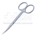 Stevens Tenotomy Scissors, Curved, Standard Model, Blunt Tips, 19mm Mid-Screw To Tip, Ring Handle, Overall Length 4-1/2" (112mm) - 5-4673