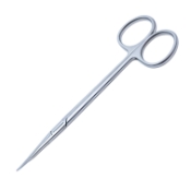 Stevens Tenotomy Scissors, Straight, Ring Handle, Two Tone Finish, Blunt Tips, 30mm Mid-Screw To Tip, Overall Length 5-5/8" (143mm) 