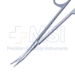 Stevens Tenotomy Scissors, Curved Blades, Ring Handle, Two Tone Finish, Blunt Tips, 30mm Mid-Screw To Tip, Overall Length 5-5/8" (143mm) - 114-6254