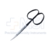 Stevens Tenotomy Scissors, Super Cut, Curved, Blunt Tips, Ribbon Style Black Ring Handles, Overall Length 3-3/4" (95mm) - 19-133878