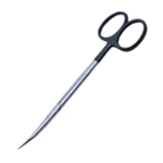 Stevens Tenotomy Scissors, Super Cut, Blunt Tips, Bottom Blade Serrated, Black Ring Handles, Overall Length 5-1/3" (135mm) 