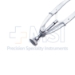 Stevenson Lacrimal Sac Retractor, Curved 3mm Teeth, 20mm Blade Spread, Dull Finish, Overall Length 3-1/4" (85mm) - 5-5611