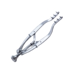 Stevenson Lacrimal Sac Retractor, Curved 3mm Teeth, 20mm Blade Spread, Dull Finish, Overall Length 3-1/4" (85mm) 1355537,May-11,K1-9500,E4500