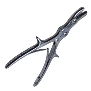 Stille-Luer Rongeur, Curved, 10mm X 18mm Jaw, Double Action, Overall Length 8-1/2" (216mm) 