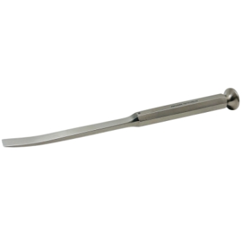 Stille Type Osteotome, Curved, 8mm Wide, Overall Length 8" (200mm) 