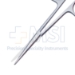 Strabismus Scissors, Straight, Blunt Tips, Oval Shanks, Overall Length 4" (103mm) - 19-13133