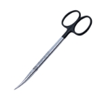 Strabismus Scissors, Super Cut, Curved, Blunt Tips, Rounded Blades, Rounded Shanks, Overall Length 4-1/2" (115mm) 