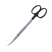 Strabismus Scissors, Super Cut, Curved, Blunt Tips, Rounded Blades, Rounded Shanks, Overall Length 4-1/2" (115mm) 