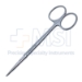 Strabismus Scissors, Straight, Rounded Shanks, Round Tapered Blades, Two Tone Finish, Overall Length 4-1/2" (115mm) - 19-13137