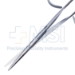 Strabismus Scissors, Straight, Ribbon Style Ring Handles, Overall Length 4-1/4" (108mm) - 19-13868