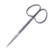 Strabismus Scissors, Straight, Ribbon Style Ring Handles, Overall Length 4-1/4" (108mm) 