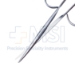 Starbismus Scissors, Curved, Ribbon Style Ring Handles, Overall Length 4-1/4" (108mm) - 19-13869