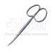 Starbismus Scissors, Curved, Ribbon Style Ring Handles, Overall Length 4-1/4" (108mm) - 19-13869