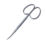 Starbismus Scissors, Curved, Ribbon Style Ring Handles, Overall Length 4-1/4" (108mm) 