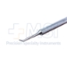 Suarez Spreader, 1mm x 2mm Angled Blade, Round Knurled Handle, Polished Finish, Overall Length 4-1/4" (110mm) - 5-1491