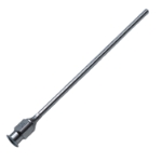 Suction Cannula, 12ga, Straight, Blunt, Working Length 3" (76mm) 