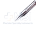 Suture Forceps, 0.12mm, 1 x 2 Teeth, Platforms Teeth Set At 90 Degrees, Ergonomic Fenestrated Handle, Overall Length 4-1/8" (105mm) - M357145