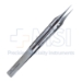 Suture Forceps, 0.12mm, 1 x 2 Teeth, Platforms Teeth Set At 90 Degrees, Ergonomic Fenestrated Handle, Overall Length 4-1/8" (105mm) - M357145