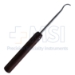 Suture Passer, Curved, Blunt End, Hole, Phenolic Handle, Overall Length 9-1/4" (235mm) - D6918