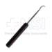 Suture Passer, Curved, Crotchet Hook, Long Model, Phenolic Handle, Overall Length 9-1/4" (235mm) - D6917