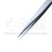 Swiss Jeweler Forceps, #3C, Straight Shafts, Extra Fine Pointed Tips, 0.17mm Tip Width, Smooth Handle, Dull Finish, Overall Length 4.334" (110mm) - 5-2058-3C