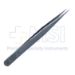 Swiss Jeweler Forceps, #3C, Straight Shafts, Extra Fine Pointed Tips, 0.17mm Tip Width, Smooth Handle, Dull Finish, Overall Length 4.334" (110mm) - 5-2058-3C