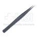 Swiss Jeweler Forceps, #0, Straight Shafts, Fine Pointed Tips, 0.17mm Tip, Smooth Handle, Dull Finish, Overall Length 4.531" (115mm) - 5-2058-0