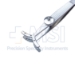Tagliabo Seagull Fasanella-Servat V Style M?ller Muscle Resection Clamp, 6 Pins, Jaw Has 4 Interlocking Grooves, Nut Post Clamping Mechanism, 3 Holes Each Jaw, 26mm Wide, Overall Length 3-3/4" (95mm) - 7206I