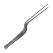 Taylor (Cushing) Bayonet Dressing Forceps, Scraper End, Overall Length 7" (178mm) 