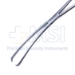 Teale Uterine Tenaculum Forceps, Curved To Side, 3 x 4 Teeth, Overall Length 10-1/4" (260mm) - 616356J