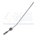Teardrop Suction Tube, 10Fr, Angled Shaft, Non-Tapered Tips, Working Length 4-1/2" (114mm) Overall Length 8-1/2" (216mm) - 1814-93321
