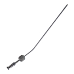 Teardrop Suction Tube, 10Fr, Angled Shaft, Non-Tapered Tips, Working Length 4-1/2" (114mm) Overall Length 8-1/2" (216mm) 