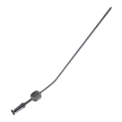 Teardrop Suction Tube, 10Fr, Angled Shaft, Non-Tapered Tips, Working Length 4-1/2" (114mm) Overall Length 8-1/2" (216mm) 