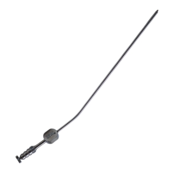 Teardrop Suction Tube, 10Fr, Angled Shaft, Non-Tapered Tips, Working Length 4-1/2" (114mm) Overall Length 8-1/2" (216mm) 