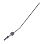 Teardrop Suction Tube, 12Fr, Angled Shaft, Non-Tapered Tips, Working Length 4-1/2" (114mm) Overall Length 8-1/2" (216mm) 