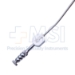 Teardrop Suction Tube, 8Fr, Angled Shaft, Non-Tapered Tips, Working Length 4-1/2" (114mm) Overall Length 8-1/2" (216mm) - 1814-9339