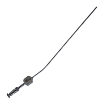 Teardrop Suction Tube, 8Fr, Angled Shaft, Non-Tapered Tips, Working Length 4-1/2" (114mm) Overall Length 8-1/2" (216mm) 