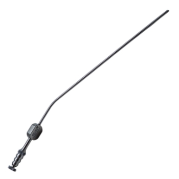 Teardrop Suction Tube, 9Fr, Angled Shaft, Non-Tapered Tips, Working Length 4-1/2" (114mm) Overall Length 8-1/2" (216mm) 